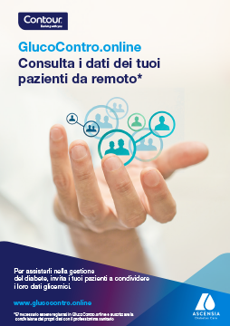 Immagine della copertina della brochure di GlucoContro.online